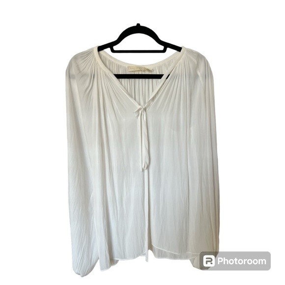 Ramy Brook V-neck Paris flowy peasant blouse size: XS - Picture 1 of 5